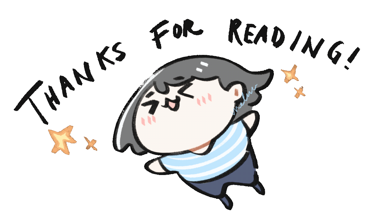 thanks for reading!
